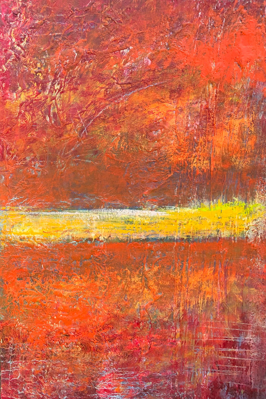 Red colours and more 85x120cm